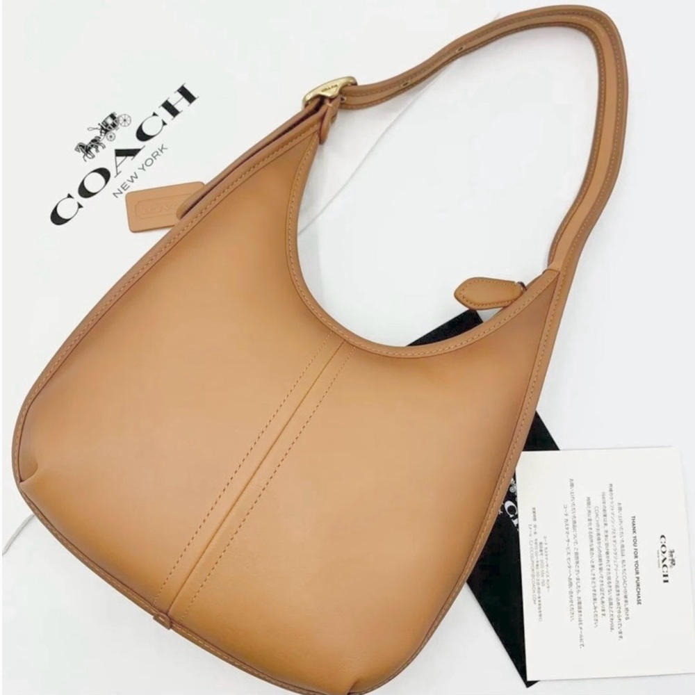 Coach Ergo Shoulder Bag Glove Tanned Leather Tan - Picture 6 of 15
